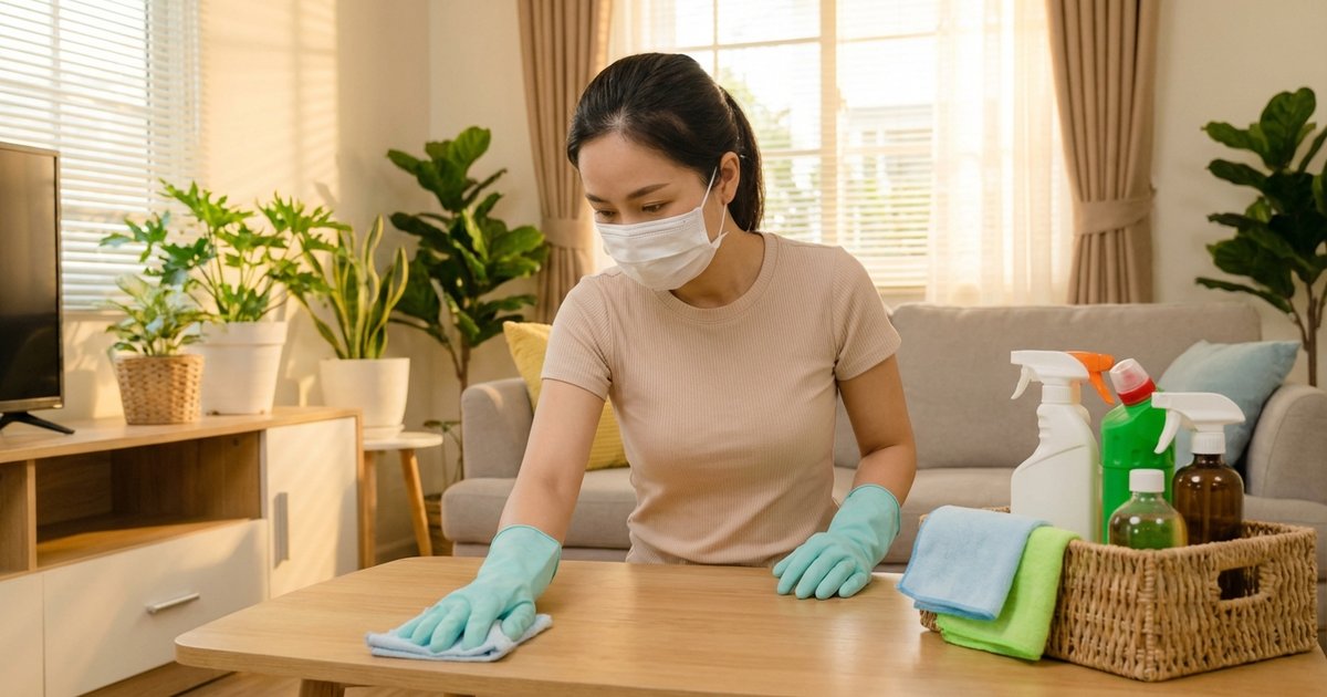 Cách bảo vệ sức khỏe khi dọn dẹp, tẩy rửa