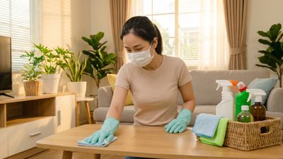 Cách bảo vệ sức khỏe khi dọn dẹp, tẩy rửa
