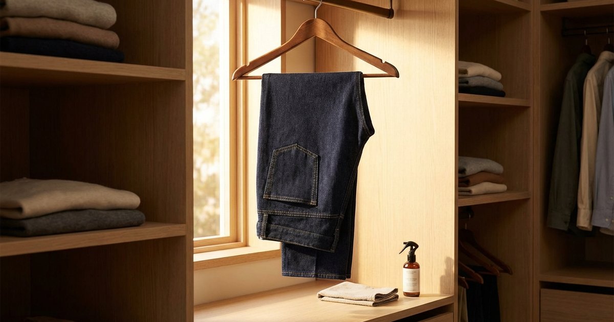 Cách giữ form quần jeans không bị giãn: 7 mẹo từ chuyên gia denim
