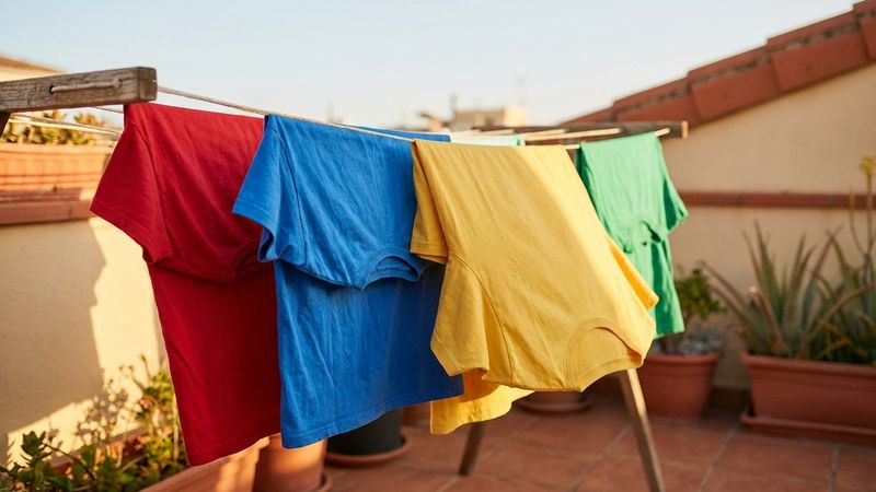 Cách phơi áo thun không bị giãn cổ: 5 sai lầm hay mắc