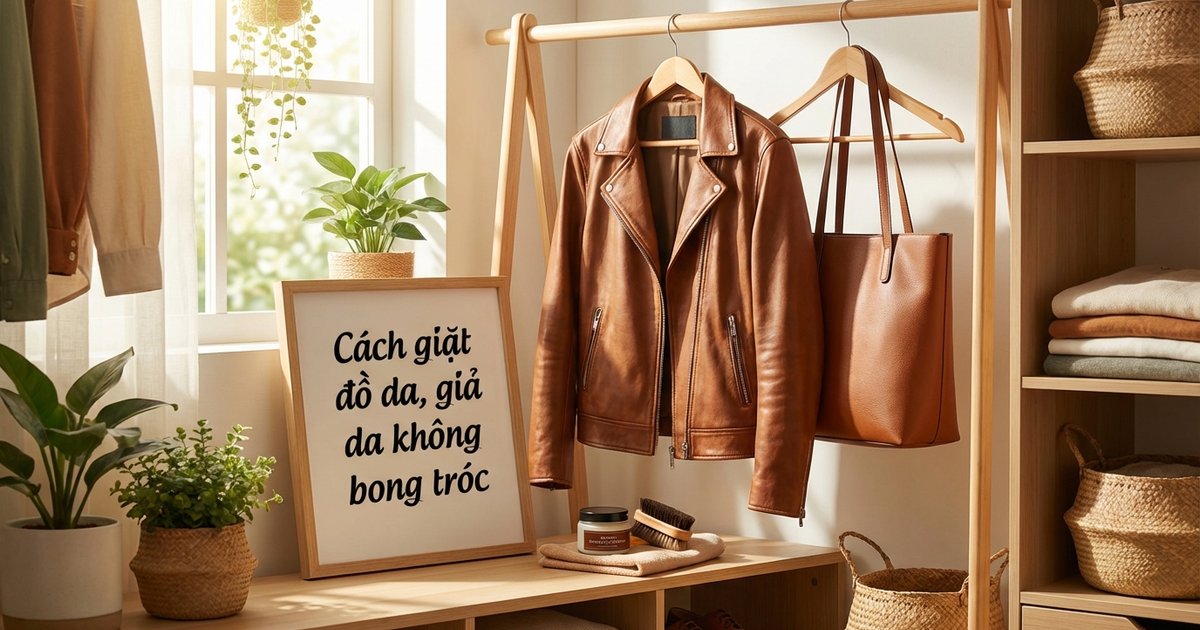 Cách giặt đồ da, giả da không bong tróc