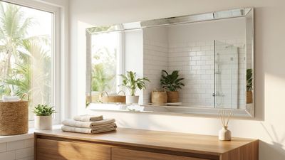 Cách vệ sinh gương nhà tắm không mờ: sáng bóng như mới