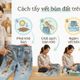 Cách tẩy vết bùn đất trên quần áo — sạch nhanh không cần chà xát