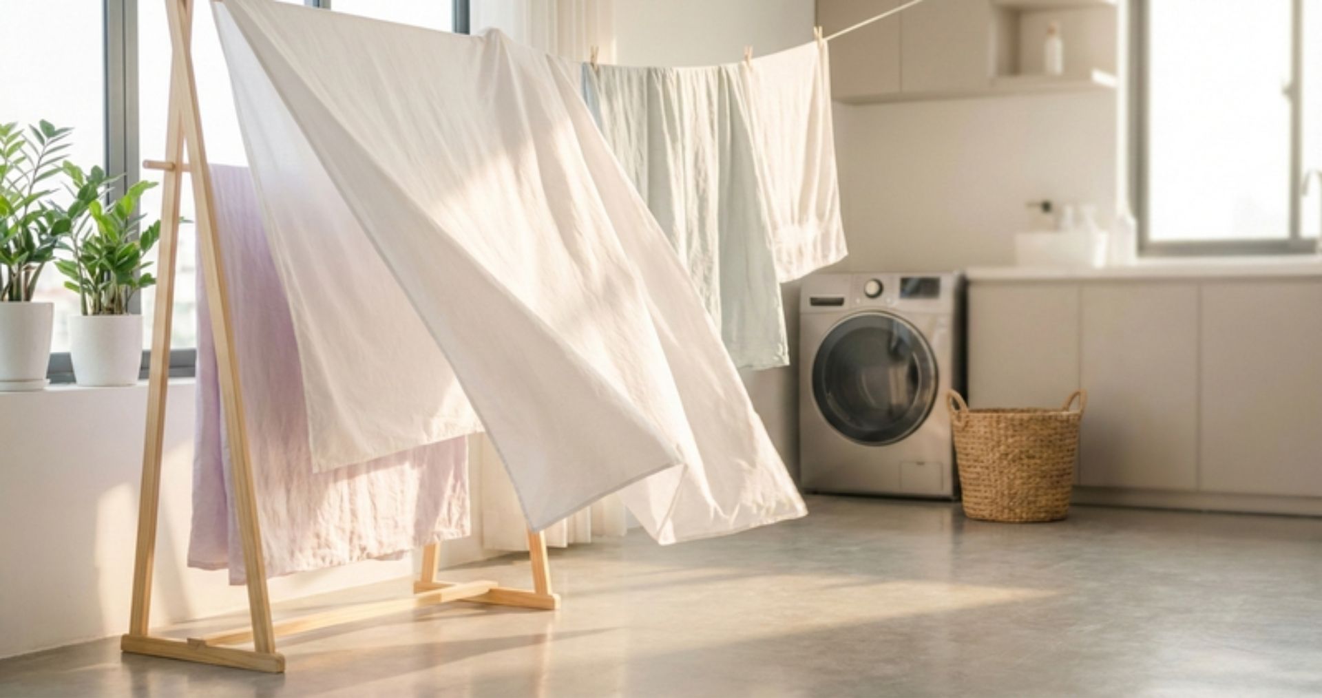 5 cách giặt chăn ga nhanh khô, không ám mùi (mẹo thực tế cho nhà bận rộn)