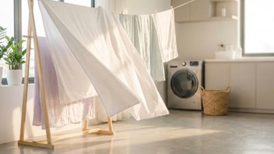 5 cách giặt chăn ga nhanh khô, không ám mùi (mẹo thực tế cho nhà bận rộn)