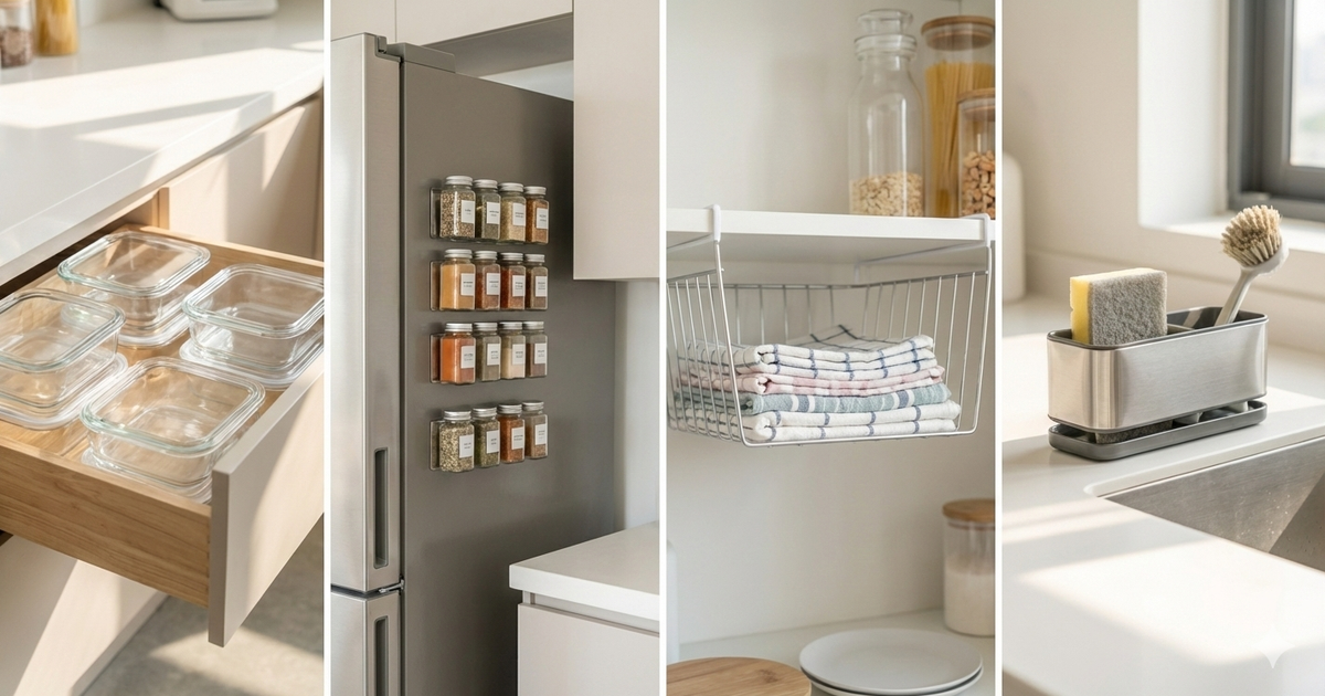 Đồ gia dụng gọn bếp: 10 món nhỏ “đáng tiền” giúp bếp gọn nhanh, sạch dễ, dùng lâu không phí