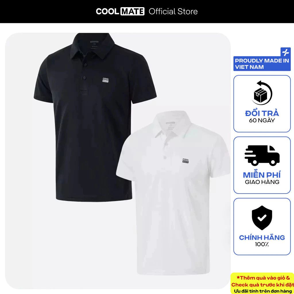 Combo 2 Áo polo nam thể thao Promax S1 thoáng khí Coolmate
