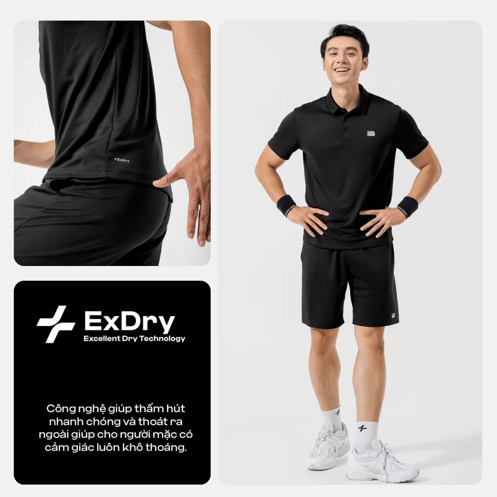 Áo Polo thể thao nam ProMax S1 Logo Coolmate 4