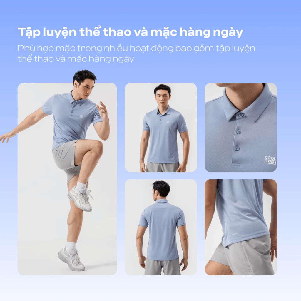 Áo Polo thể thao nam ProMax S1 Logo Coolmate 5