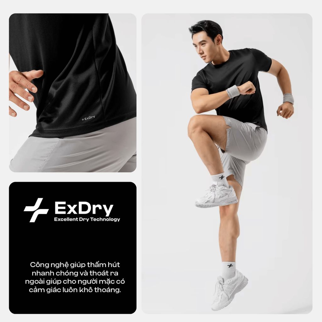 Áo thể thao nam Coolmate Basics thấm hút nhanh khô 4