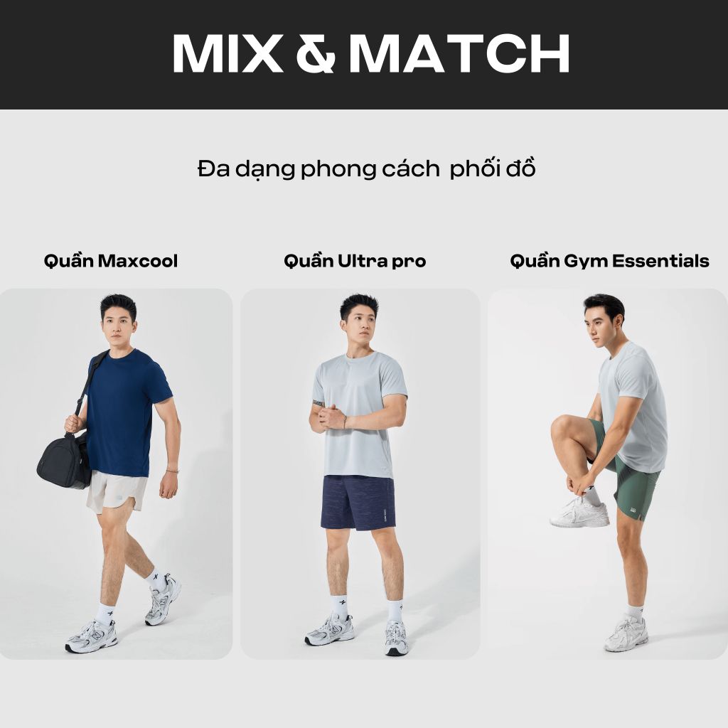 Áo thể thao nam Coolmate Basics thấm hút nhanh khô 6