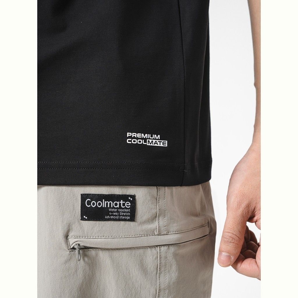 Áo thun nam Cotton Compact phiên bản Premium chống nhăn vải thoáng mát co giãn tốt Coolmate 7