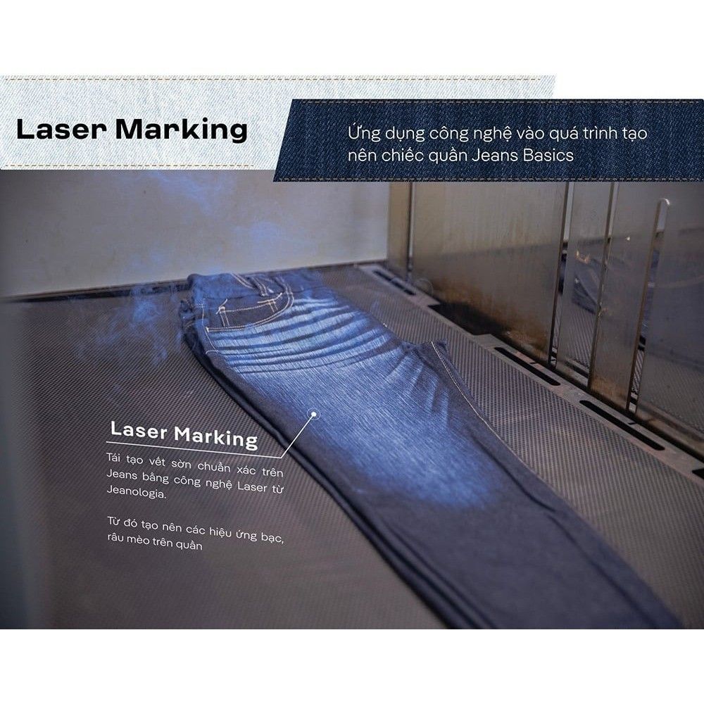 Quần Jeans Basics dáng Regular Straight Coolmate 4