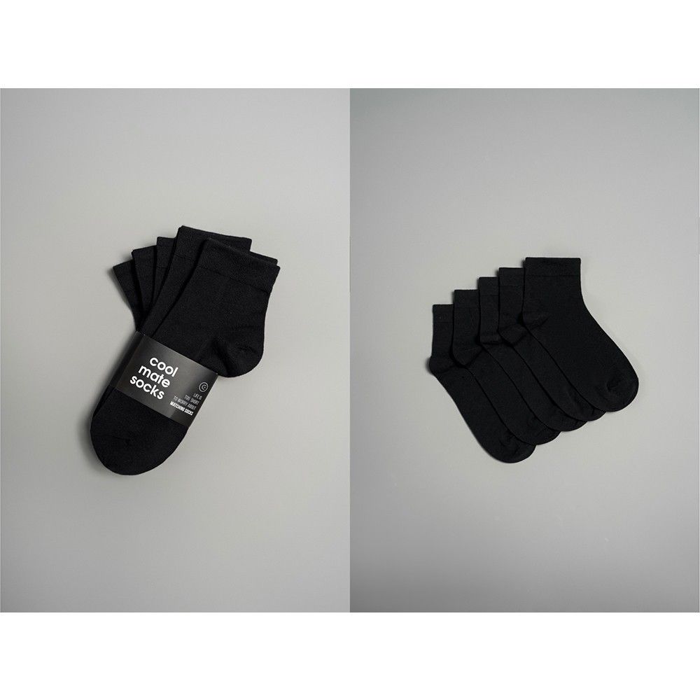 Combo Pack 5 Đôi Tất Vớ cổ trung Coolmate Basics Coolmate 8