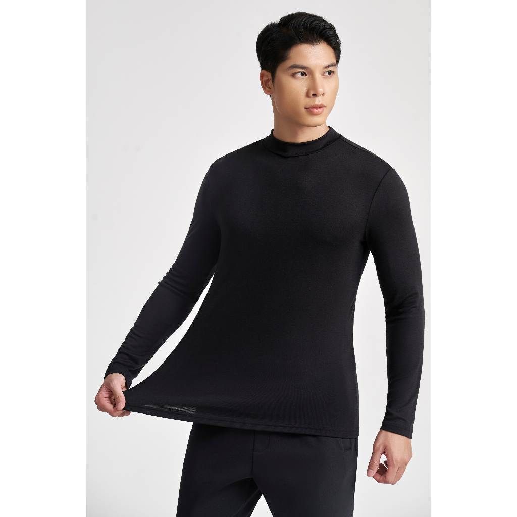 Áo giữ nhiệt Nam ExWarm Cổ trung mềm mịn, co giãn, giữ ấm tốt Coolmate 4