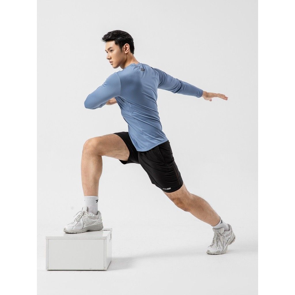 [SALE TẾT]Áo dài tay nam thể thao thu đông Essential tập Gym, Pickleball co giãn, thấm hút tốt Coolmate 8