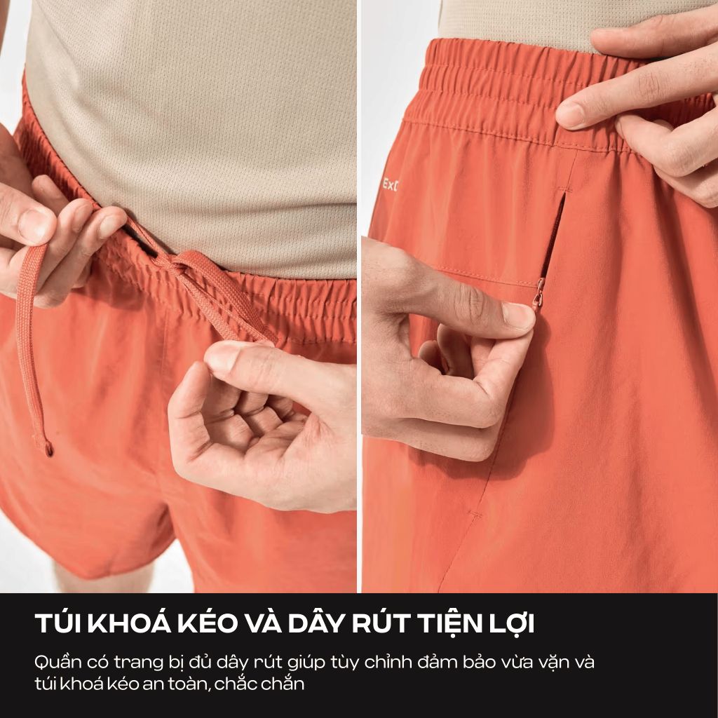 [SALE TẾT]Set thể thao nam Áo Thun Promax-S1 Quần 6 inch zipped set pickleball thoáng khí nhanh khô Coolmate 7