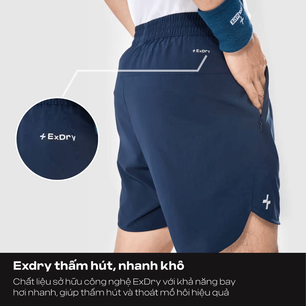 [SALE TẾT]Set thể thao nam Áo Thun Promax-S1 Quần 6 inch zipped set pickleball thoáng khí nhanh khô Coolmate 8