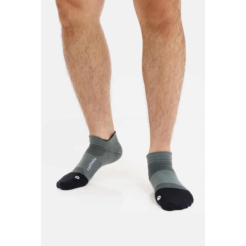 [SALE TẾT]Combo 2 Tất/Vớ nam thể thao cổ ngắn Compression Techfit Coolmate 3