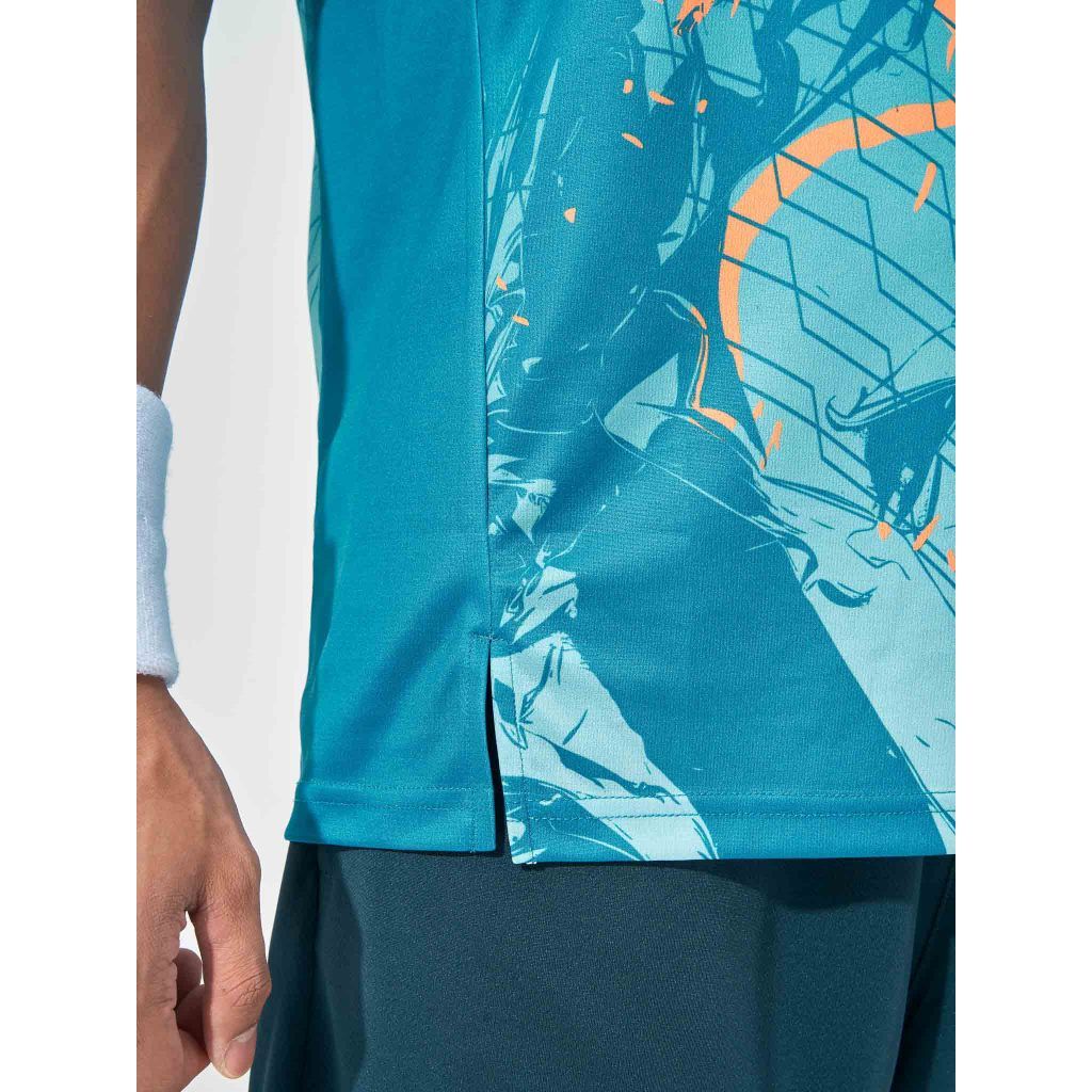 [SALE TẾT]Set đồ bộ thể thao cầu lông pickleball nam Áo IN Abstract Graphic + Quần racquet 6inch thoải mái Coolmate 2