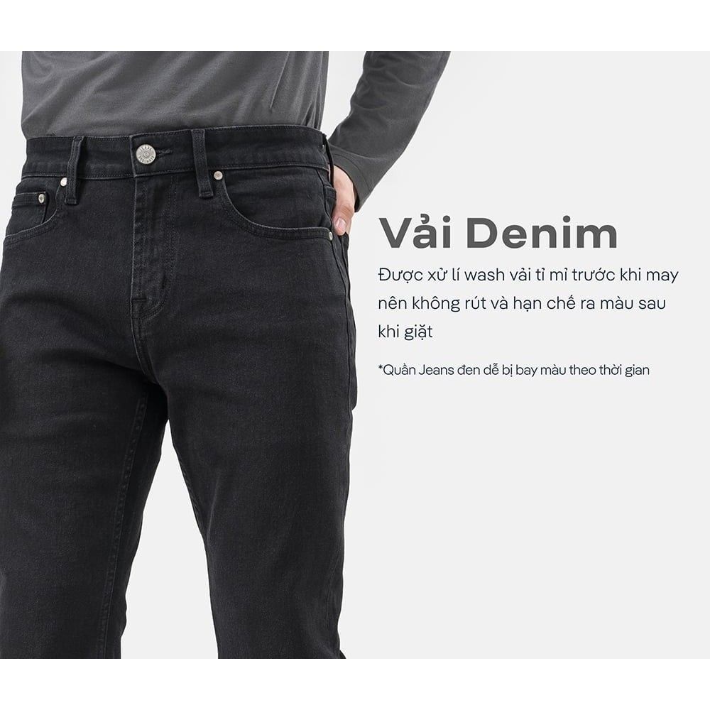 [SALE TẾT-TẶNG ÁO SƠ MI ĐƠN 200K]Quần Jeans Nam Basics dáng Slim fit bền bỉ, vừa vặn, tôn dáng, quần mặc tết Coolmate 5