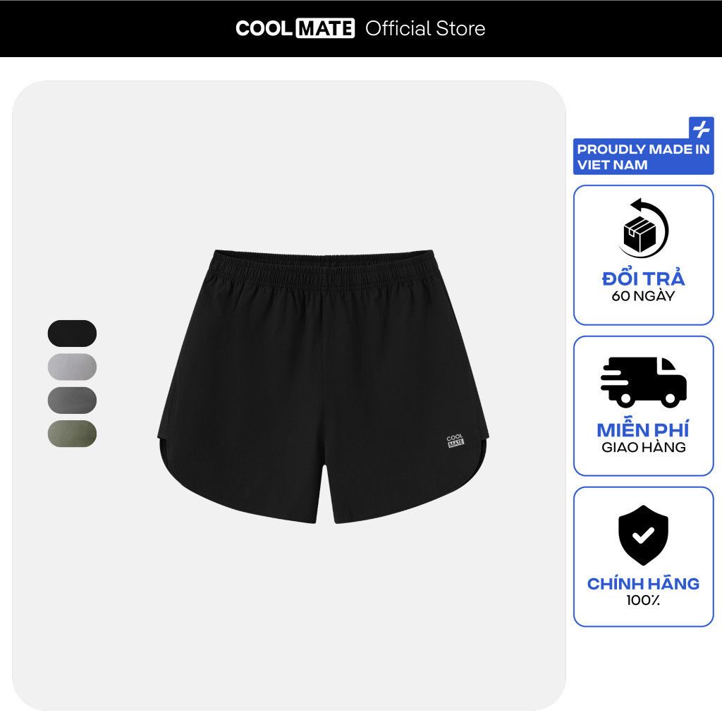 [SALE TẾT]Quần shorts thể thao Maxcool Economy II thoải mái vận động, quần pickleball giá tốt Coolmate