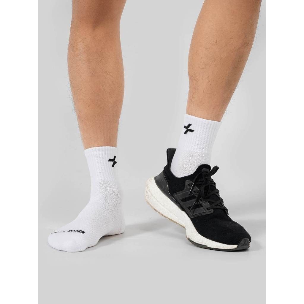 [SALE TẾT]Combo 2 Tất thể thao tập Gym, Pickleball Cổ Trung thấm hút, nhanh khô, chống trượt Coolmate 5