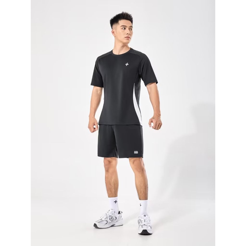 [SALE TẾT-]Áo thun Tshirt thể thao nam pickleball tennis Promax Sideflow cổ tròn co giãn thoáng khí Coolmate 8