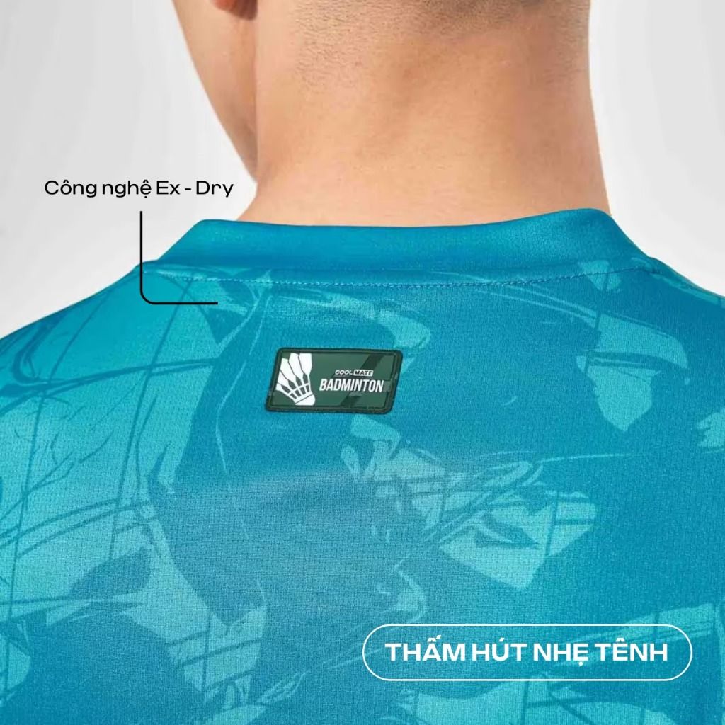 [SALE TẾT]Áo thun thể thao nam cầu lông, Pickleball IN Abstract Graphic thấm hút, nhanh khô, thoáng khí - Coolmate 6