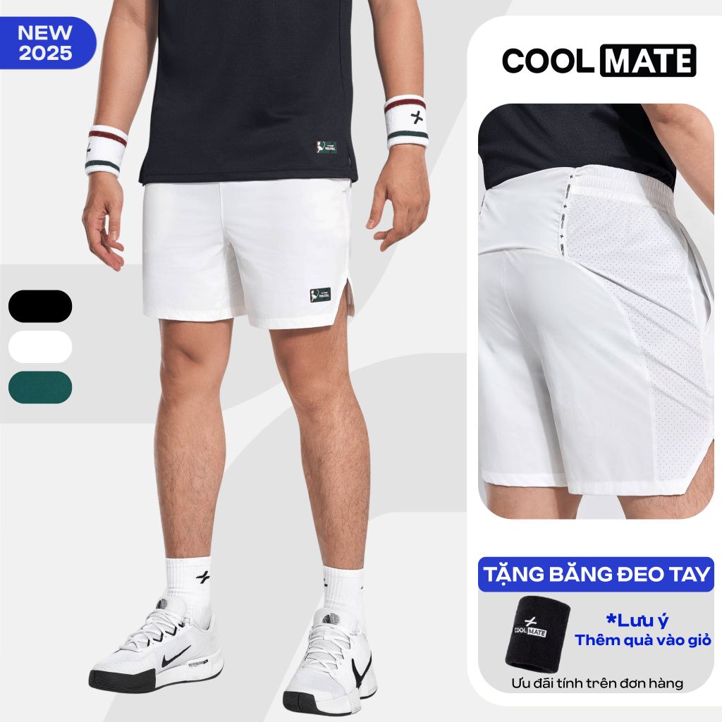 [SALE TẾT-]Quần thể thao nam 6inch Pickleball Smash Shot Nhanh khô, Thoáng khí, Thấm hút tốt Coolmate