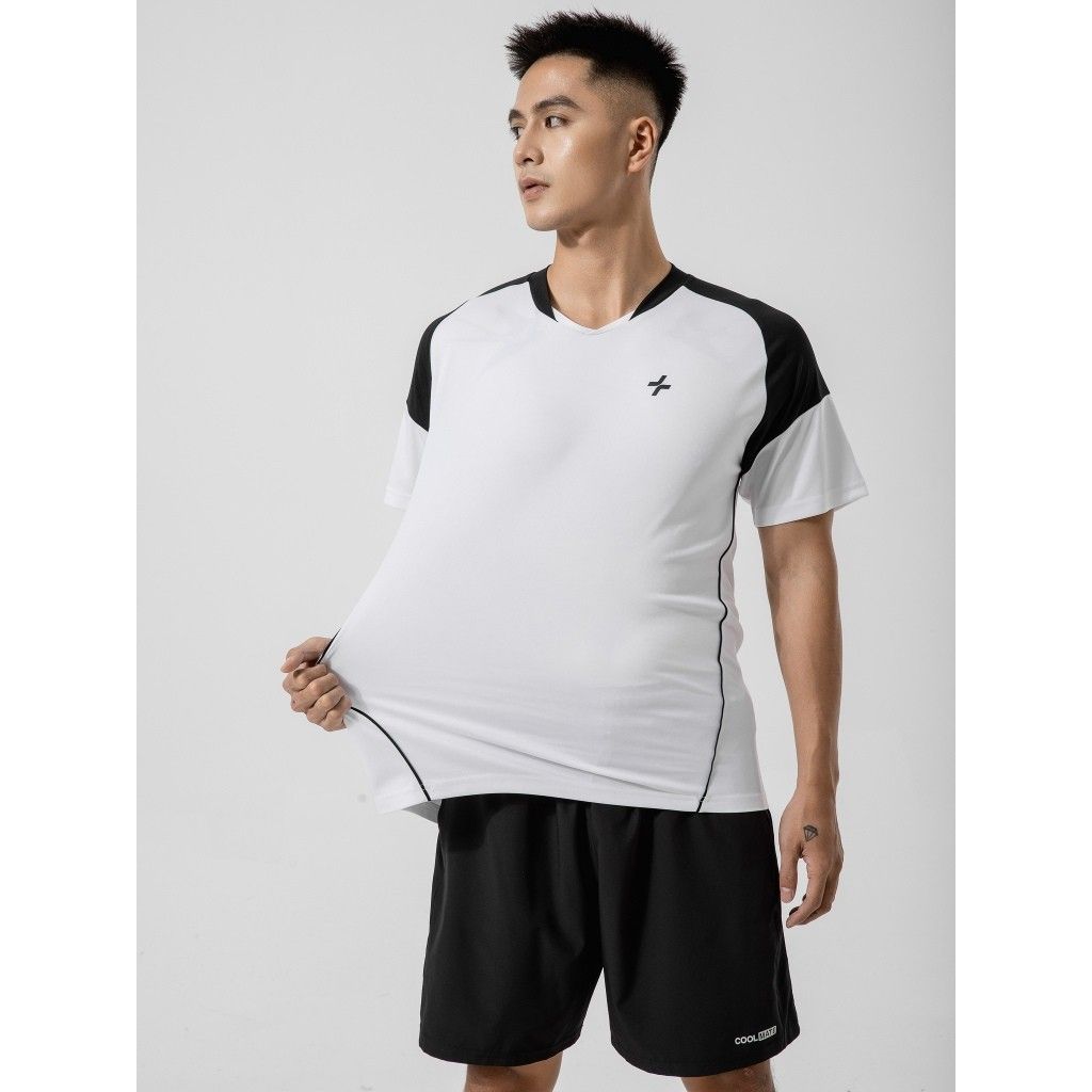 [SALE TẾT-]Áo thun nam thể thao pickleball tennis phối bo cổ co giãn thấm hút tốt nhanh khô Coolmate 6