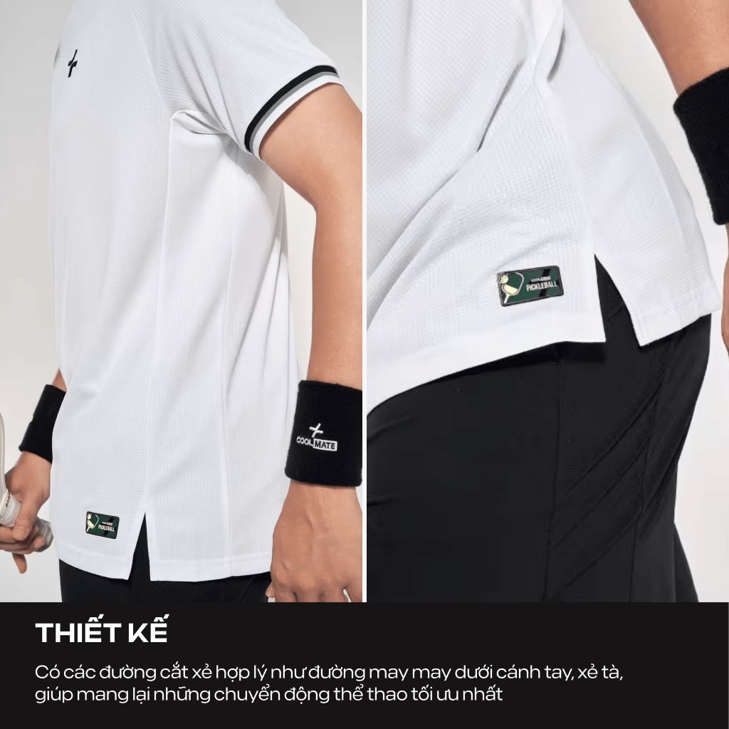 [SALE TẾT-]Áo thun thể thao nam Pickleball Dink Shot, Nhanh khô, Thoáng khí, Thấm hút tốt Coolmate 3