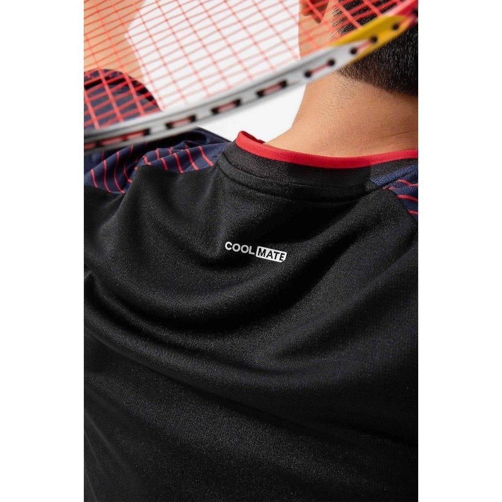 [SALE TẾT-]Áo thun thể thao chơi pickleball cầu lông Racquet Sport Graphic Red Line Thoáng khí Coolmate 6