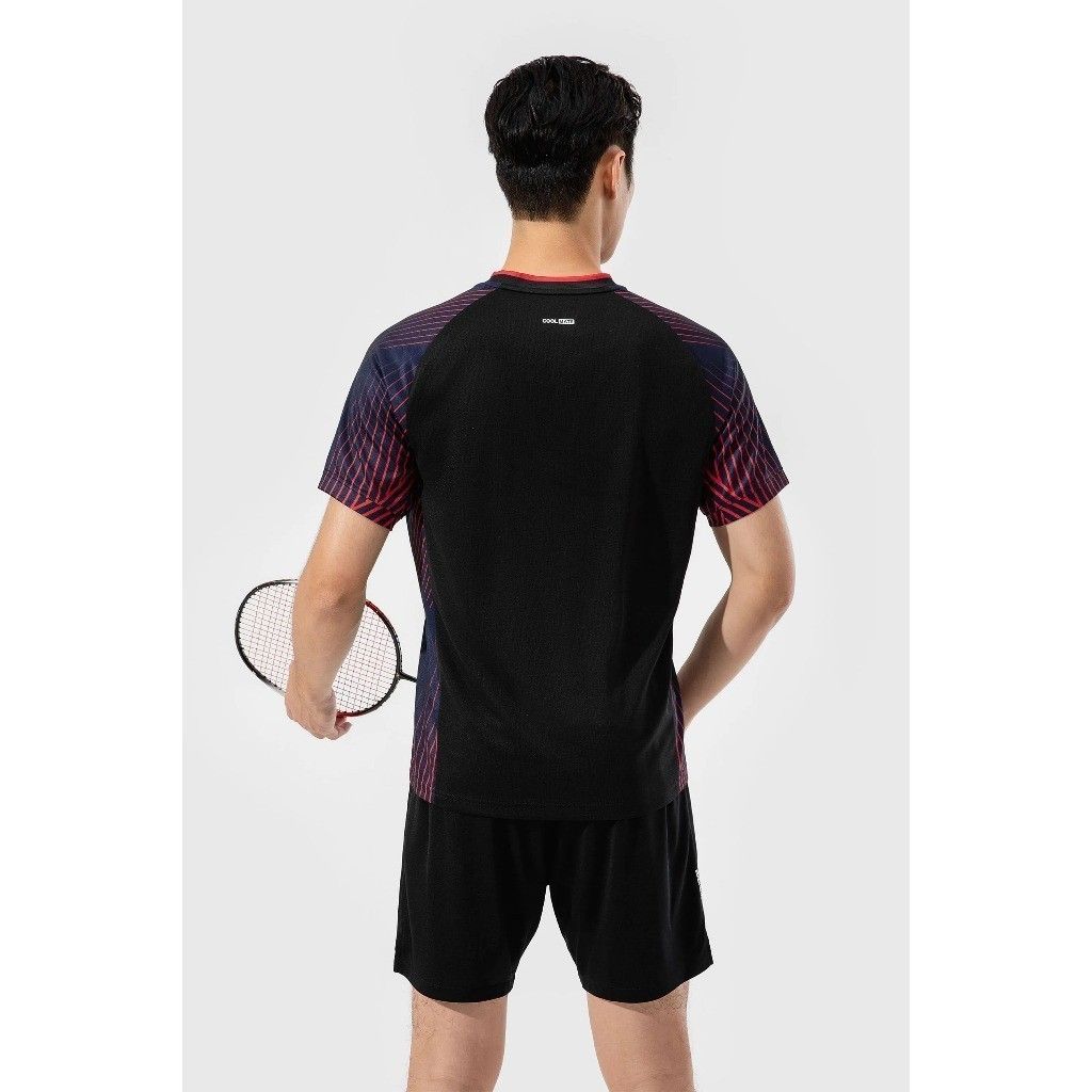 [SALE TẾT-]Áo thun thể thao chơi pickleball cầu lông Racquet Sport Graphic Red Line Thoáng khí Coolmate 7