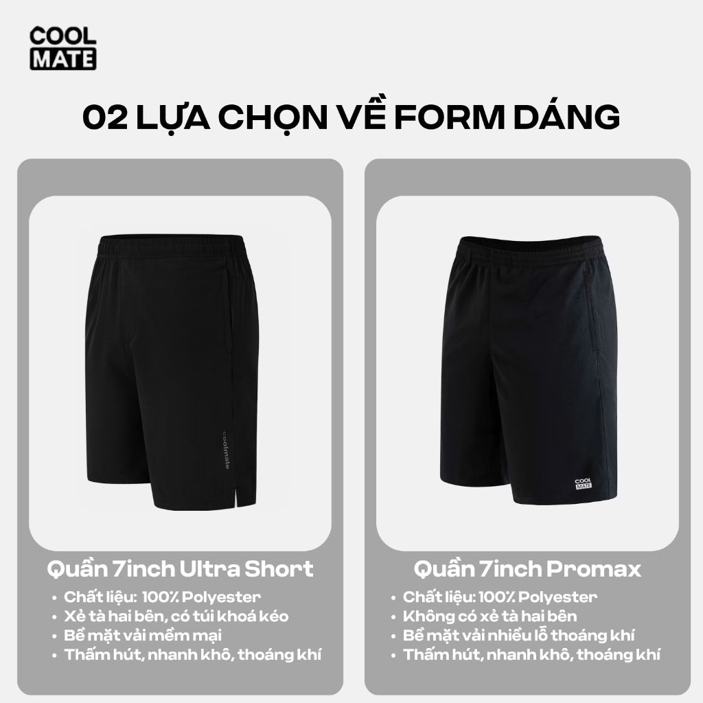 [SALE TẾT]Set thể thao nam nam pickleball Áo phối bo cổ và quàn short 7inch thoáng khí, thấm hút Coolmate 5