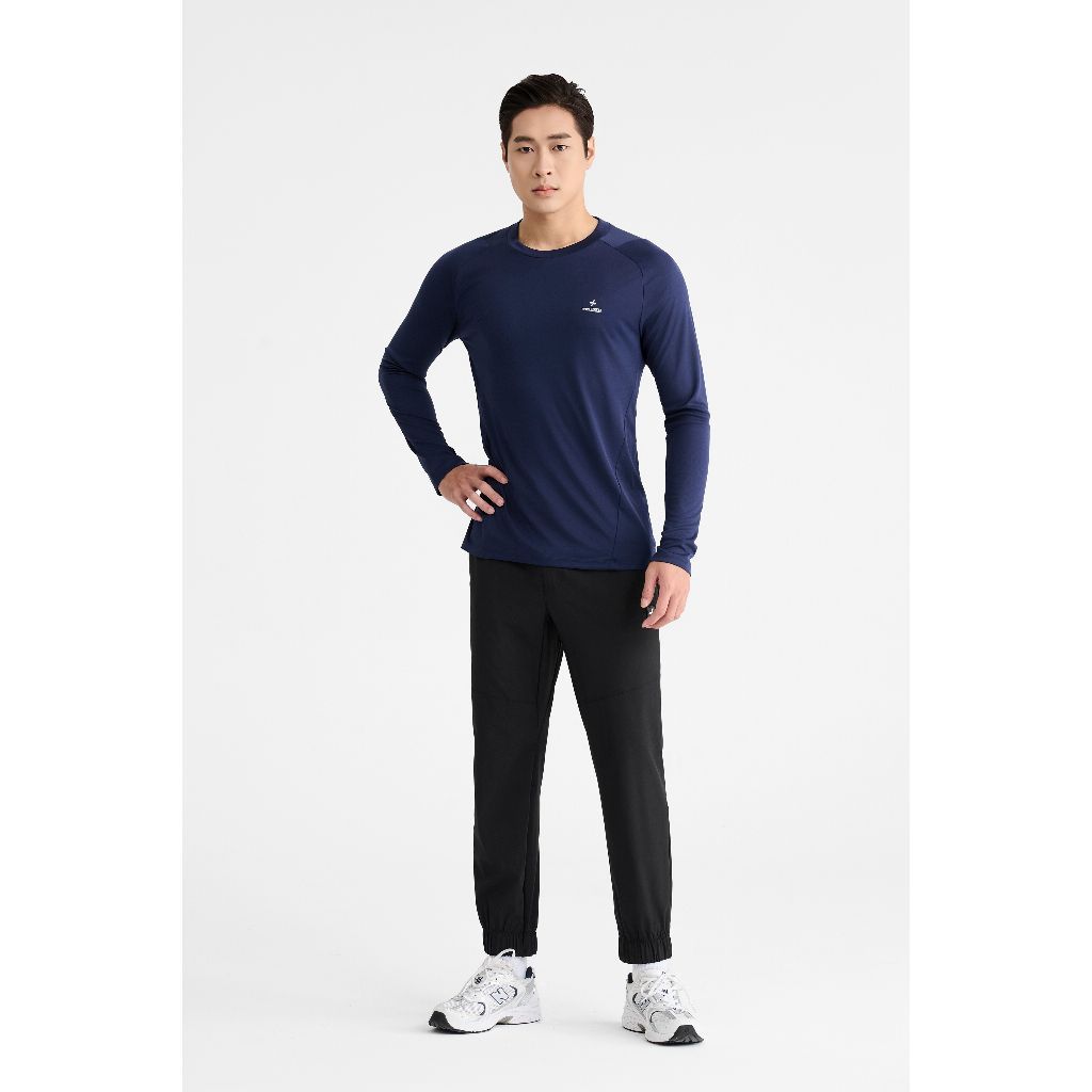 [SALE TẾT-MUA 2 GIẢM 40%]Áo thun thể thao nam dài tay Logo Active form Regular tập Gym Pickleball thấm hút Coolmate 8