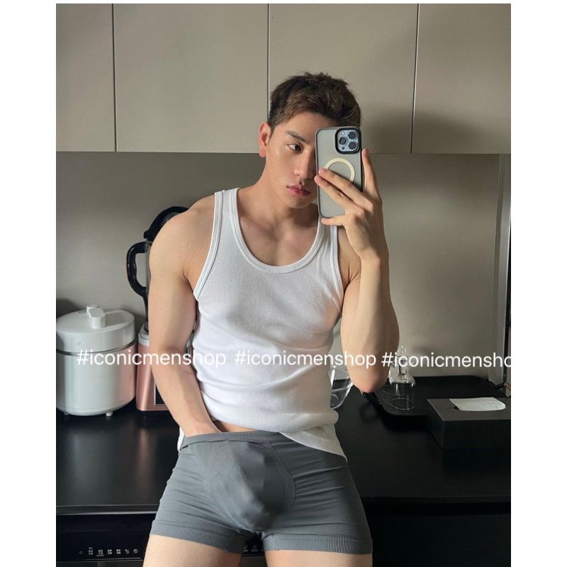 Áo ba lỗ thun gân vải dày,form body tôn dáng(Mã 01) 7